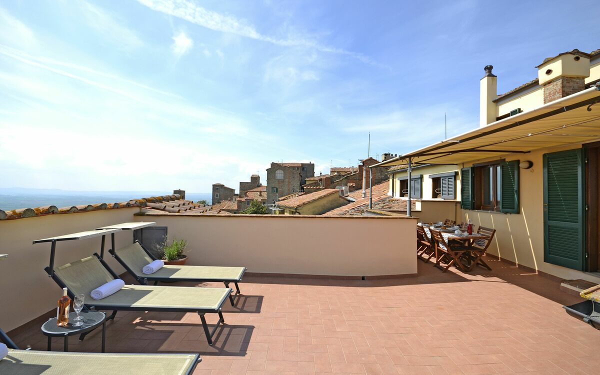 Terrace and panoramic view