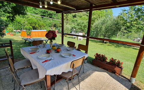 Casa Irene: Mesa, Mueble, Planta, Vajilla, Flor, Edificio, Silla, Maceta, Árbol, Diseño De Interiores