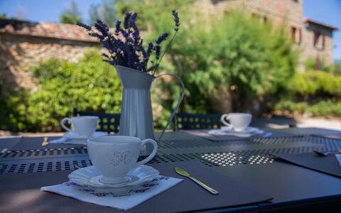 Villa i Cocciai: Mesa, Taza, Drinkware, Árbol, Vajilla, Taza De Café, Planta, Utensilios Para Servir, Manteles, Taza Para Té