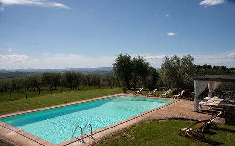 La Corte Di Campalli: Agua, Nube, Cielo, Propiedad, Piscina, Naturaleza, Rectángulo, Árbol, El Terreno Del Lote, Hierba