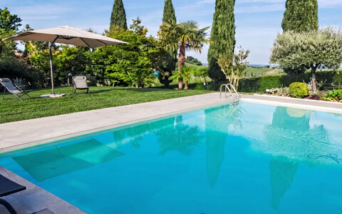 Ca' Del Vento: Piscina, Azul, Recurso, Eco Hotel, Sombra, Paisajismo, Mueble Para Exteriores, Jardín, Ocio, Thermae