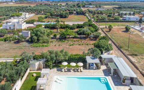 Villa Niraclo': Planta, Propiedad, Edificio, Cielo, Azur, Árbol, Piscina, Diseño Urbano, Arquitectura, Agua