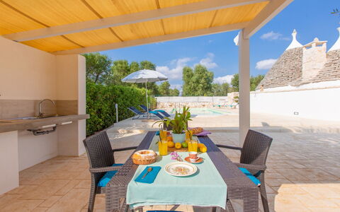 Trullo Del Mandarino: Propiedad, Edificio, Habitación, Bienes Raíces, Casa, Patio, Mueble, Villa, Diseño De Interiores, Mesa