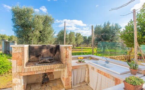 Trullo Con Piscina Per Bambini: Planta, Cielo, Nube, Propiedad, Edificio, Árbol, Madera, Maceta, Arquitectura, Hierba