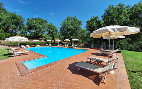 Agriturismo L'incrociata: Piscina, Recurso, Eco Hotel, Mueble Para Exteriores, Jardín, Hacienda, Sombra, Inmuebles, Sunlounger, Paisajismo