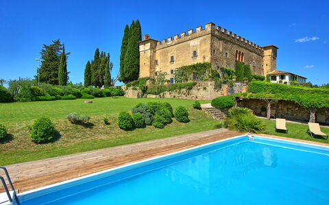 Villa Paneretta: Agua, Planta, Cielo, Propiedad, Edificio, Verde, Naturaleza, Azul, Azur, Piscina