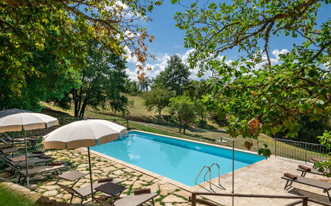 Villa Lucarella: Piscina, Mueble Para Exteriores, Recurso, Ocio, Jardín, Sombra, Eco Hotel, Sunlounger, Patio Interior, Inmuebles