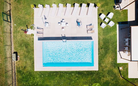 Villa Clair: Piscina, Ocio, Recreación, Recurso, Jardín, Césped, Césped Artificial, Sombra, Mueble Para Exteriores, Paisajismo
