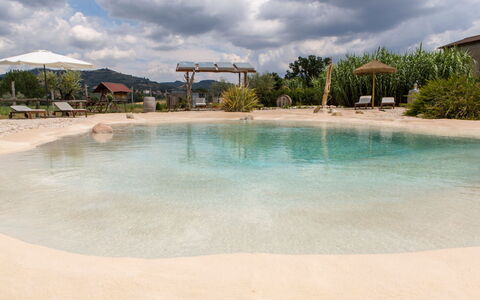 Villa Tavernacce: Agua, Cielo, Nube, Propiedad, Planta, Piscina, Azur, Árbol, Agua