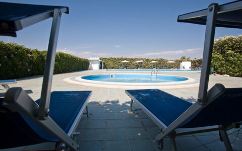 Baraka Apartments: Agua, Cielo, Piscina, Azur, Mueble Para Exteriores, Sunlounger, Planta, Sombra, Árbol, Rectángulo