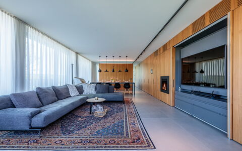 Villa Dalia Venezia: Edificio, Sofá, Piso, Suelo, Ventana, Sala, Comodidad, Madera, Pared, Sofá Cama