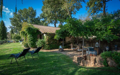 Casale Delle Papere, Pool, Romantic Holiday In Nep: Planta, Cielo, Ventana, Edificio, Paisaje Natural, Árbol, Sombra, Hierba, El Terreno Del Lote, Casa