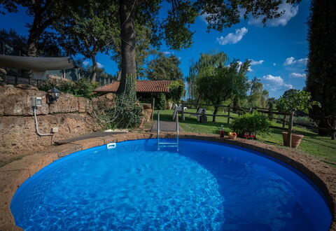 Casale Delle Papere, Pool, Romantic Holiday In Nep: Agua, Planta, Propiedad, Cielo, Piscina, Azul, Edificio, Árbol, Azur, Botánica