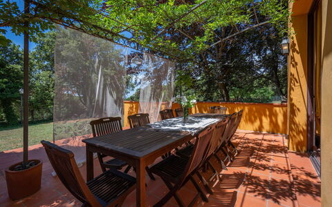 Tenuta De Paoli - Chianni, Pool, Wifi, Privacy, To: Mesa, Mueble, Árbol, Madera, Silla, Mesa Al Aire Libre, Planta, Mueble Para Exteriores, Sombra, Ocio