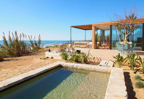 Casa Ninfa - Ispica, Sicilia: Agua, Cielo, Planta, Propiedad, Azur, Arquitectura, Sombra, Ocio, Edificio, Paisaje