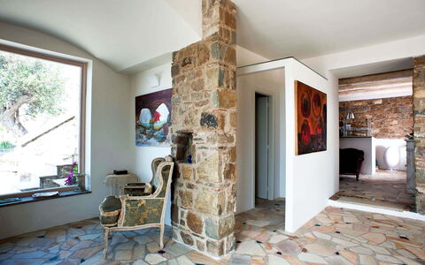 Pietramare - Castellabate, Campania: Marco, Madera, Diseño De Interiores, Suelo, Piso, Salón, Ventana, Sala, Madera Dura, Silla