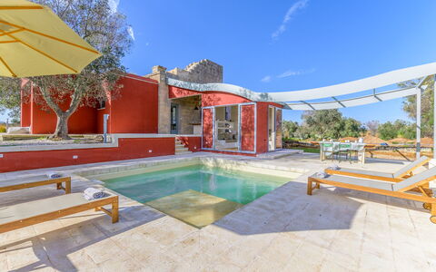 Lamia del Grano: Cielo, Propiedad, Piscina, Agua, Casa, Arquitectura, Diseño De Interiores, Mueble Para Exteriores, Árbol, Sombra