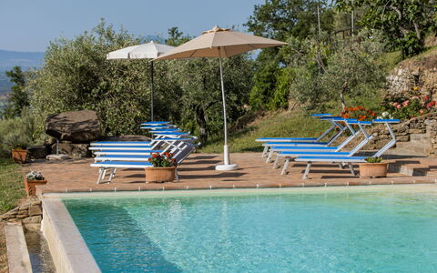 Casale Della Torre: Agua, Planta, Propiedad, Mueble, Cielo, Piscina, Paraguas, Edificio, Sunlounger, Azur