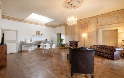 Appartamento Reale: Living and dining room