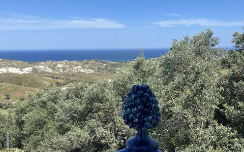 Villa Acquaro, Santa Caterina Dello Ionio, Pool, A: Azul, Paisaje, Arbusto, Plantas Leñosas, Shrubland, Chaparral