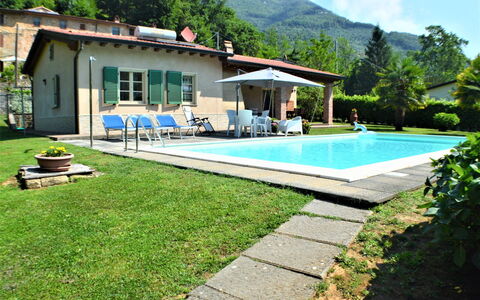 Villa Carducci: Planta, Propiedad, Edificio, Agua, Nube, Piscina, Cielo, Sombra, Árbol, Casa