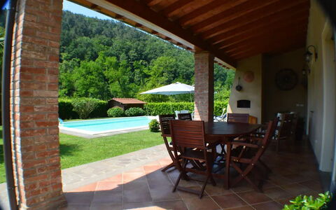 Villa Carducci: Planta, Mueble, Propiedad, Mesa, Silla, Edificio, Maceta, Sombra, Mueble Para Exteriores, Diseño De Interiores