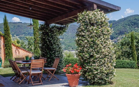 Villa Gelsomino: Planta, Cielo, Propiedad, Maceta, Hoja, Botánica, Árbol, Flor, Sombra, Montaña