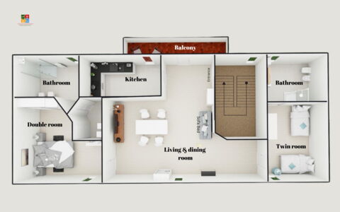 Loreto Suite Apartment: Blanco, Sala