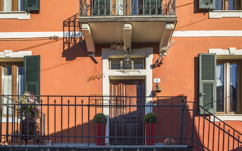 Orazio Liberty House,Lunigiana, Nature: Edificio, Ventana, Tiempo De Día, Propiedad, Planta, Azur, Madera, Infraestructura, Naranja, Puerta