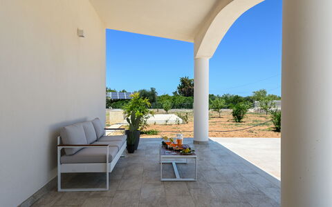 Villa Normanni: Cielo, Planta, Mueble, Sombra, Diseño De Interiores, Arquitectura, Sofá, Suelo, Árbol, Mueble Para Exteriores