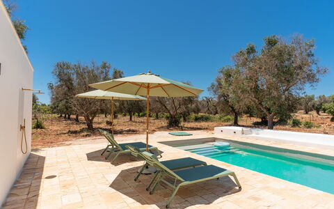 Villa Jolie: Piscina, Sombra, Silla, Mueble Para Exteriores, Diseño, Paisajismo, Recurso, Villa, Sunlounger