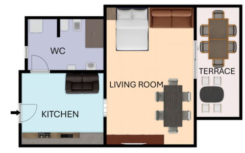 Sospiri Sul Mare: Mueble, Diseño, Sala, Habitación, Cama