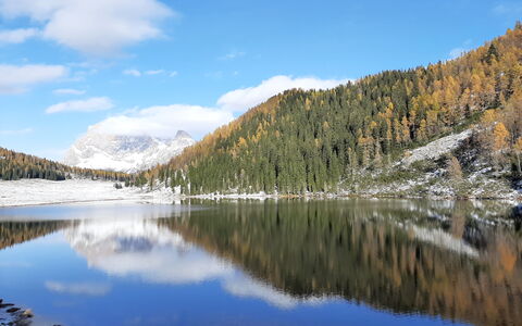 Baita Mountain View Pale San Martino: Agua, Montaña, Tarn, Reflexión, Desierto, Invierno, Lago, Banco, Cordillera