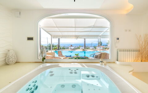Villa Solemare: Diseño De Interiores, Mueble, Recurso, Silla, Arreglo De Tubería, Hotel, Planta De Casa, Piscina, Villa, Eco Hotel