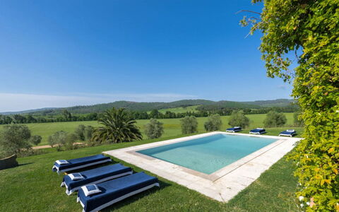 Villa Moscato: Azul, Piscina, Paisajismo, Inmuebles, Jardín, Césped, Mueble Para Exteriores, Hacienda, Villa, Cúmulo