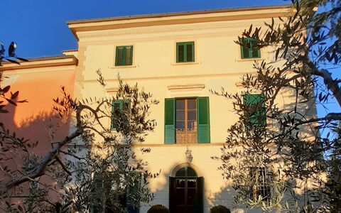 Ely Apartment In Villa, Wifi, Terricciola, Pisa: Inmuebles, Jardín, Hacienda, Césped, Yarda, Mansión, Paisajismo, Villa, Entrada De Coches, Casa Histórica
