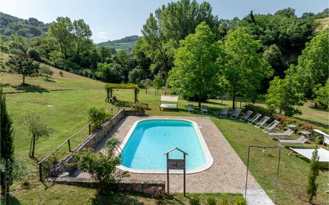 Montaione Country House Amarrante, Pool, Ac: Árbol, Piscina, Jardín, Sombra, Patio Interior, Recurso, Eco Hotel, Yarda, Césped, Thermae