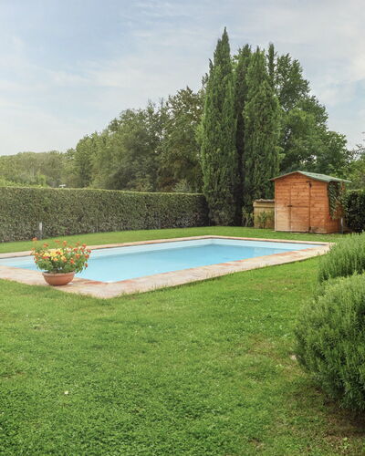 Villa Zambra: Piscina, Arbusto, Jardín, Césped, Paisajismo, Cobertura, Patio Interior, Sombra, Yarda, Diseño