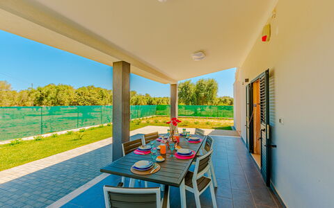 Villa Eufriama: Jardín, Sombra, Paisajismo, Recurso, Eco Hotel, Villa, Pasarela