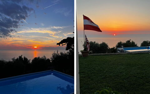 Il Tramonto: Cielo, Nube, Horizonte, Naranja, Puesta De Sol, Oscuridad, Amanecer, Dom, Noche, Resplandor Crepuscular