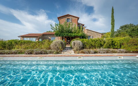 Villa Olivo: Azul, Arbusto, Inmuebles, Jardín, Piscina, Paisajismo, Villa, Hacienda, Casa De Campo, Eco Hotel