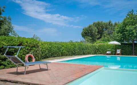 Casa Viola Pool, Wifi, Montaione: Piscina, Azul, Recurso, Mueble Para Exteriores, Eco Hotel, Sombra, Jardín, Thermae, Paisajismo, Patio Interior