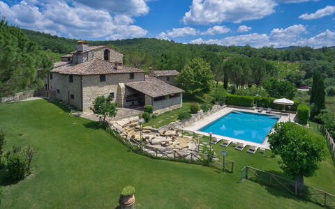 La Dimora del Chianti Dimora: Stunning Tuscan Vill: Piscina, Inmuebles, Recurso, Villa, Thermae, Casa De Campo, Eco Hotel, Hacienda, Paisajismo, Mansión