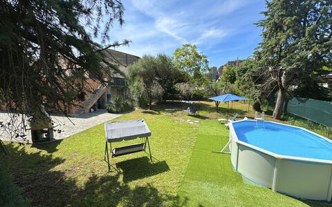 Il Volo Del Nibbio: Piscina, Jardín, Sombra, Césped, Patio Interior, Paisajismo, Yarda, Inmuebles, Césped Artificial, Hacienda