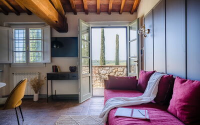 Alojamiento:&nbsp;Relais Badia a Passignano - Appartamento Malvasia