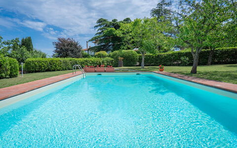 Il Campino, Pool, Montaione: Azul, Piscina, Material Compuesto, Recurso, Fuente De Agua, Ocio, Eco Hotel, Sombra, Hacienda, Centro De Ocio
