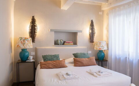 Guelfa 60: Cama, Mueble, Diseño De Interiores, Lecho, Habitación, Sábana, Amortiguar, Pared, Linos, Habitación