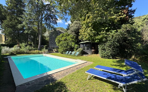 Allo Scoiattolo: Azul, Piscina, Arbusto, Jardín, Sombra, Patio Interior, Recurso, Inmuebles, Paisajismo, Hacienda