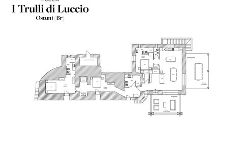 Trulli di Luccio: Sala, Diseño
