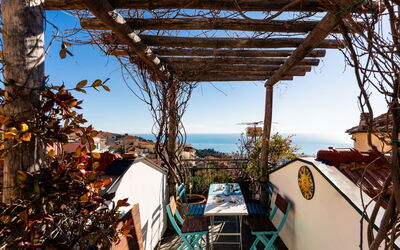 Terrazza con Glicine